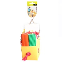 Avi One Bird Toy Box With Paper And Popsicles - 25cm