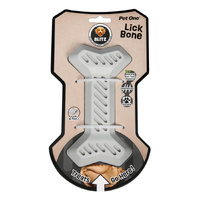 Pet One Blitz Rubber Lick Bone - Medium