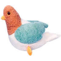 Pet One Plush Squeaky Dog Toy - Crinkle Dove (22cm)