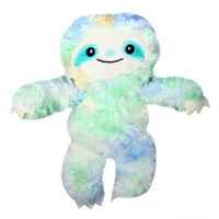 Pet One Plush Squeaky Dog Toy - Sloth - Blue (23cm)