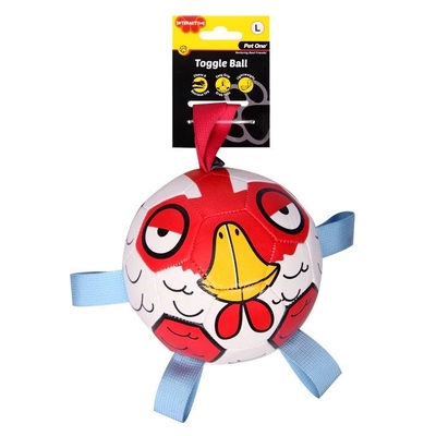 Pet One Toggle Ball Dog Toy - Rooster - Large