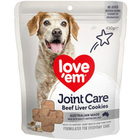Love 'Em Joint Care Beef Liver Cookies - 250g