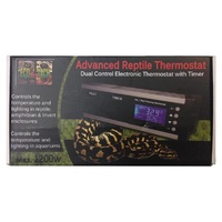 Eco Tech Advance Reptile Dual Control Electronic Thermostat with Timer