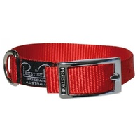 Prestige Nylon Dog & Puppy Collar - 19mm x 30cm - Red