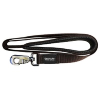 Prestige Soft Padded Dog Leash - 25mm x 122cm - Brown