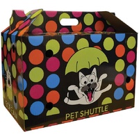 Scream Cardboard Pet Box Carrier (44cm x 25cm x 28cm)