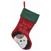 Prestige Christmas Dog Stocking - 45cm