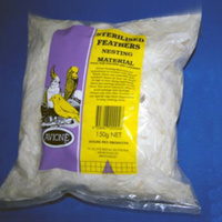 Sterilised Feather Nesting Material for Finches & Canaries (Avione) - 150g