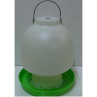 Poultry Chicken Waterer - White & Green - 6.5L