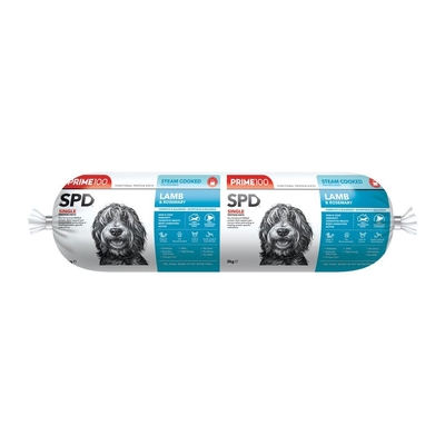 Prime 100 SPD Lamb & Rosemary Dog Roll - 2kg