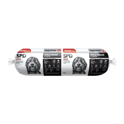 Prime 100 SPD Wild Boar & Pumpkin Dog Roll - 2kg