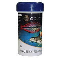 Aquatopia Dried Black Worm Cubes - 7g