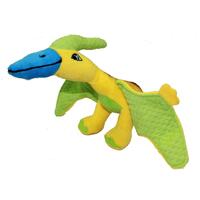 Premier Dog Cuddly Dinosaur Yellow Pterodactyl