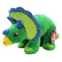 Premier Dog Cuddly Dinosaur Green Triceratops