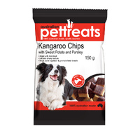 Kangaroo Chips with Sweet Potato & Parsley Dog Treat - 150g
