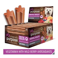 Evolution Dental Dog Treat - Vegetarian with Wild Berry Antioxidants - Single Stick
