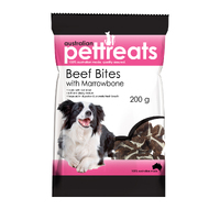 Beef Bites with Marrowbone Dog Treats - 200g