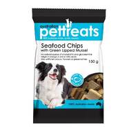 Seafood Chips with Green Lipped Mussel Dog Treats - 150g