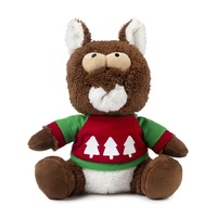 FuzzYard Christmas Nuts the Squirrel Dog Toy - Large (20cm)