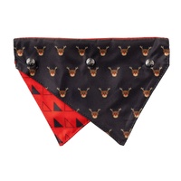 FuzzYard Christmas Bandana - Rudolph - Small/Medium (18cm x 12.5cm)