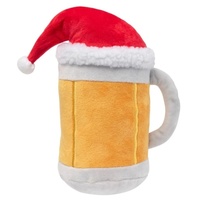 FuzzYard Christmas Beer Dog Toy (24cm)