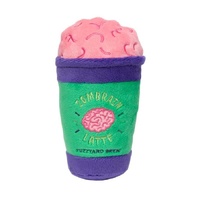 FuzzYard Zombrain Latte Dog Toy (15cm x 9cm)
