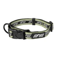 FuzzYard Active Dog Collar - Khaki - Small (28-42cm)