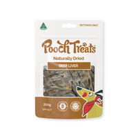 Pooch Treats Beef Liver - 200g