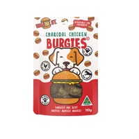 Wagalot Charcoal Chicken Burgies Dog Treats - 110g
