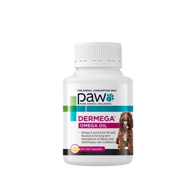 PAW Dermega Omega Oil - 60 Gel Capsules 