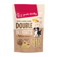 Yours Droolly Double Delight Potato & Cheese Flavour Chicken Treats - 150g