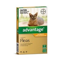 Advantage for Small Cats & Kittens up to 4kg (Orange)