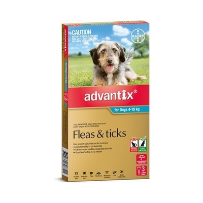 Advantix for Dogs 4-10 kgs - Teal