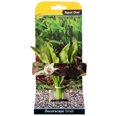 Aqua One Silk Aquarium Plant - Amazon Broad Leaf