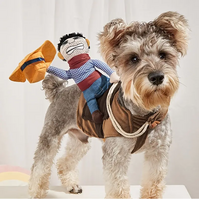 Cowboy Riding Dog Costume