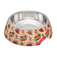 FuzzYard Easy Feeder Dog Bowl - Ink'd Up