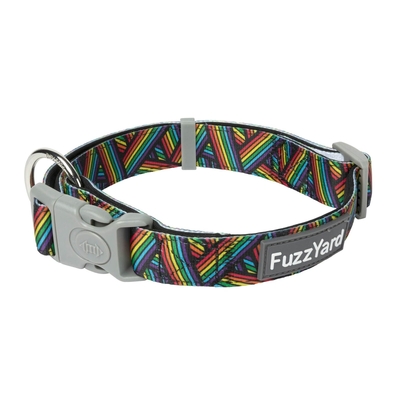FuzzYard Dog Collar - Rainbow Northcote