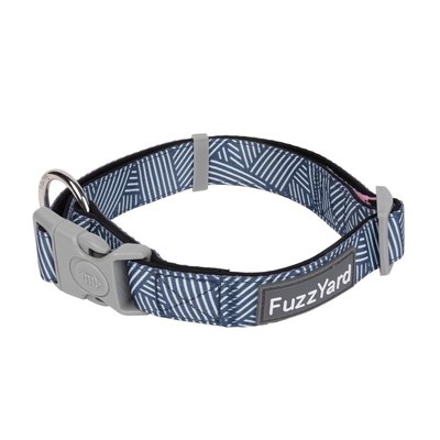 FuzzYard Dog Collar - Thornbury Aegean Blue