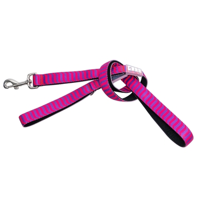 FuzzYard Dog Lead - Vaporwave - Berry