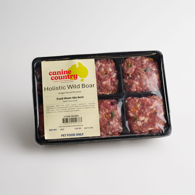 Holistic Wild Boar BARF Portion Pack - 1kg