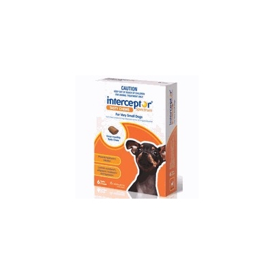 Interceptor Spectrum for Very Small Dogs up to 4 kgs - Orange
