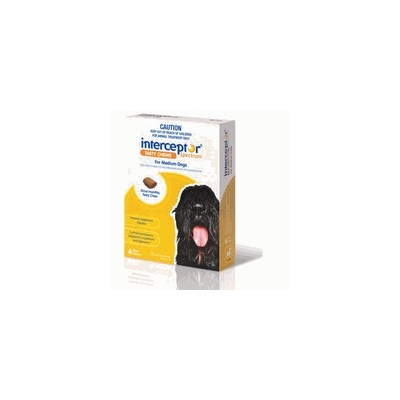 Interceptor Spectrum for Medium Dogs 11-22 kgs - Yellow