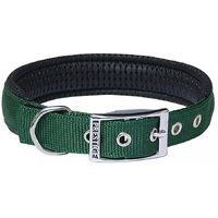 Prestige Pet Soft Padded Nylon Dog Collar - Hunter Green