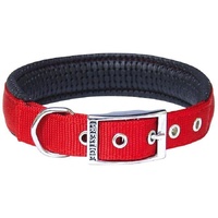 Prestige Pet Soft Padded Nylon Dog Collar - Red