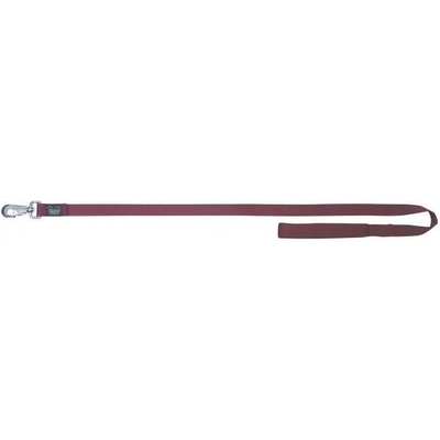Prestige Pet Soft Padded Nylon Dog Leash - Burgundy
