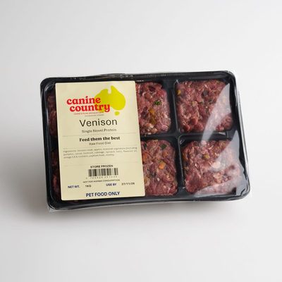 Canine Country Venison BARF Portion Pack - 1kg