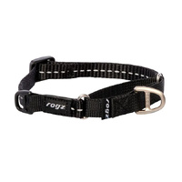 Rogz Control Collar Webbed  - Black