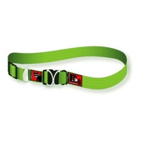 Black Dog Standard Collar - Super Strong - 25mm x 43-68cm (Colours: Purple, Pink, Red, Black, Blue, Green)