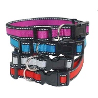 Sportz Dog Collar - Medium - 20mm x 40-55cm (Colours: Red, Pink, Grey, Blue)