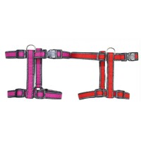 Sportz Dog H-Shape Harness - Small - 15mm x 30-50cm (Colours: Red, Pink, Grey, Blue)